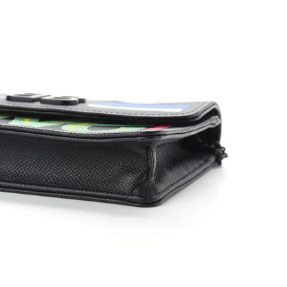 Balenciaga Grained Calfskin Car Tag BB Wallet On Chain Black TBC 6 of 10
