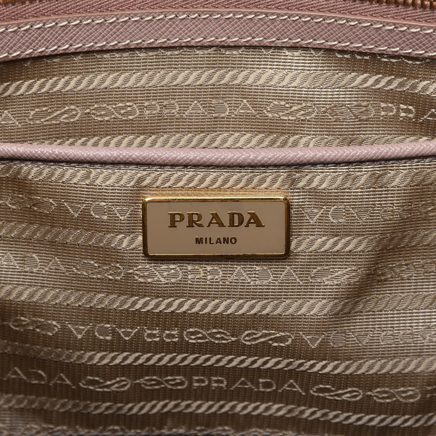 Prada Saffiano Lux Medium Tote Cammeo 8 of 10