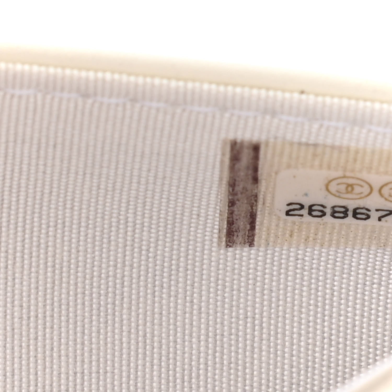 Chanel Caviar Quilted Boy Wallet On Chain WOC White 8 of 11