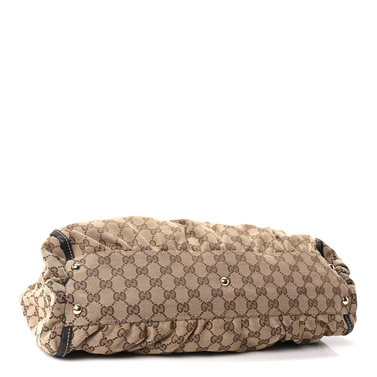Gucci Monogram D Gold Tote Dark Brown 4 of 10