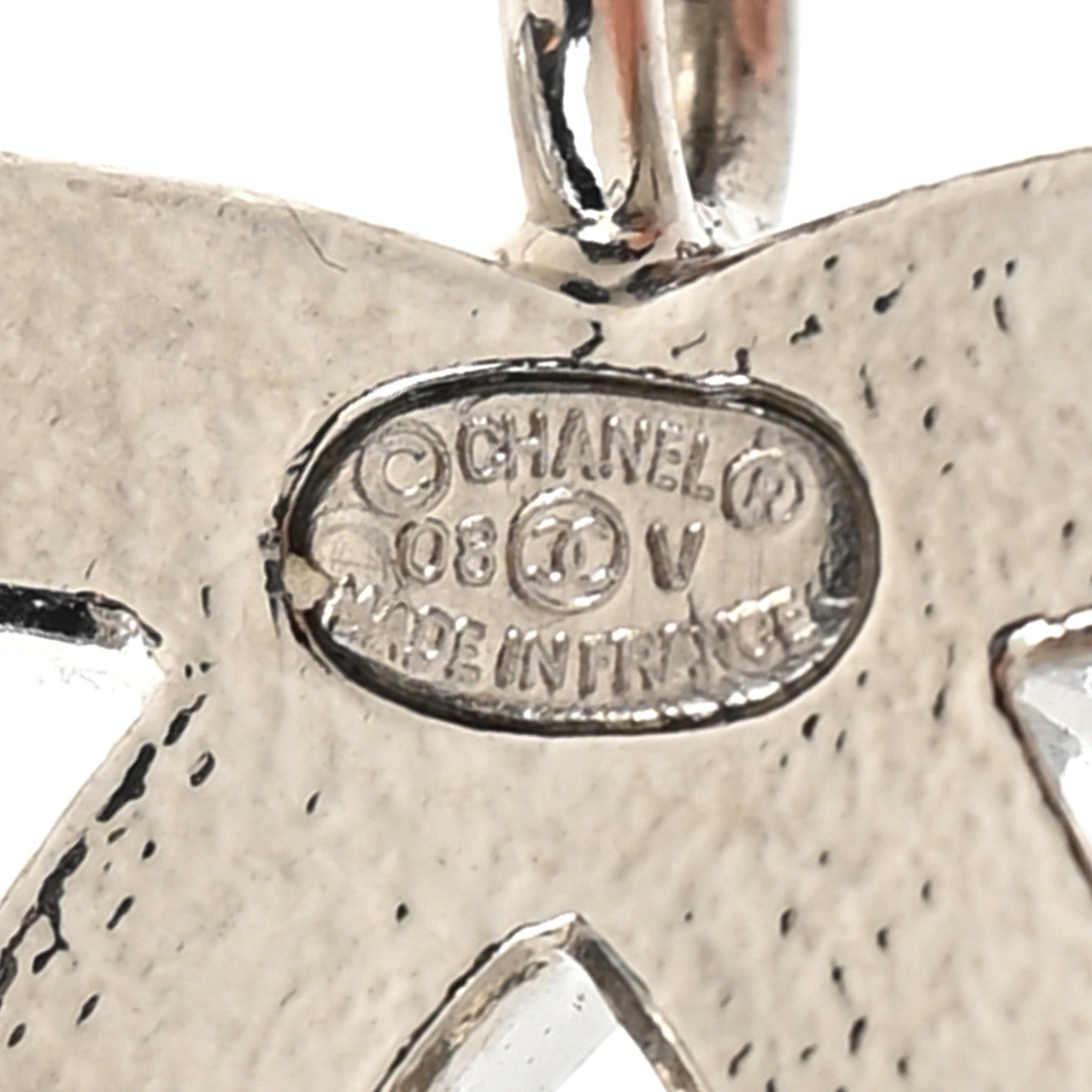 Chanel Enamel CC Chain Logo Belt Silver Black 3 of 3
