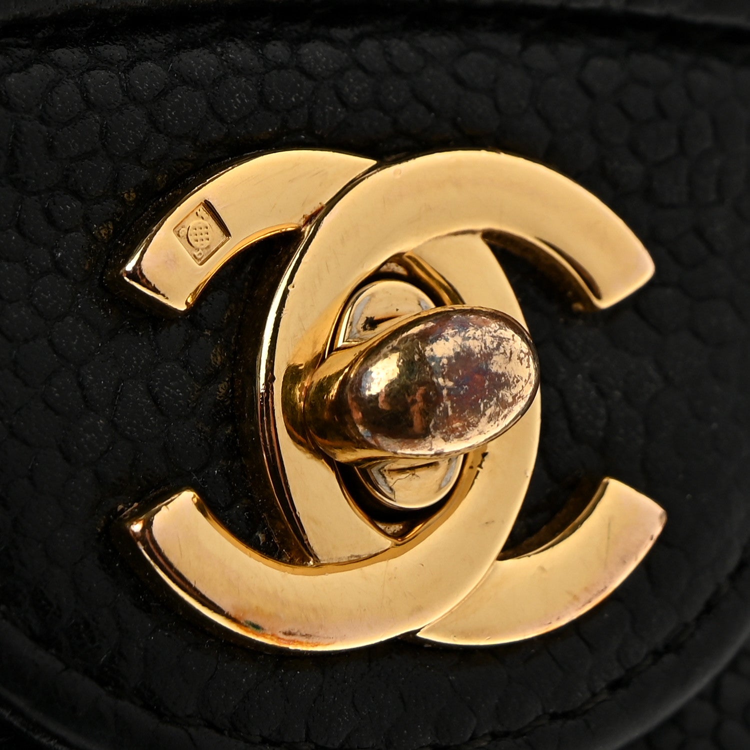 Chanel Caviar Quilted Mini Square Flap Black 11 of 11