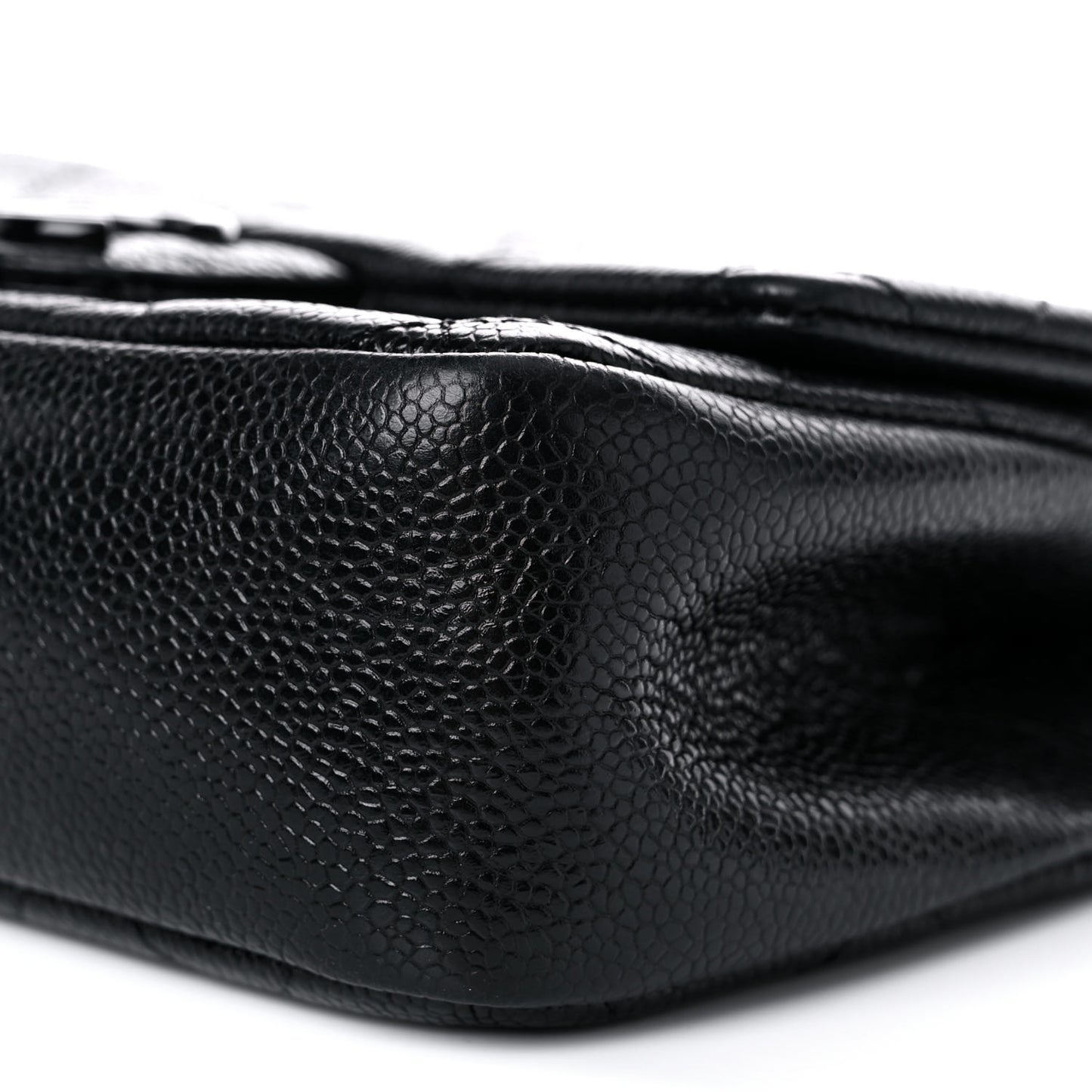 Caviar Quilted Incognito Mini Square Flap Black