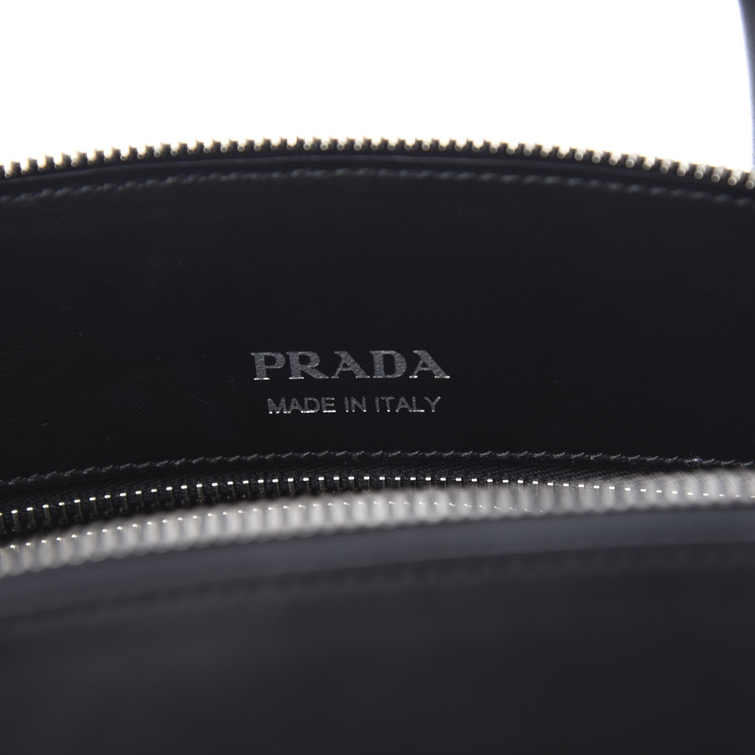 Prada City Calfskin Flame Promenade Tote Black 5 of 8