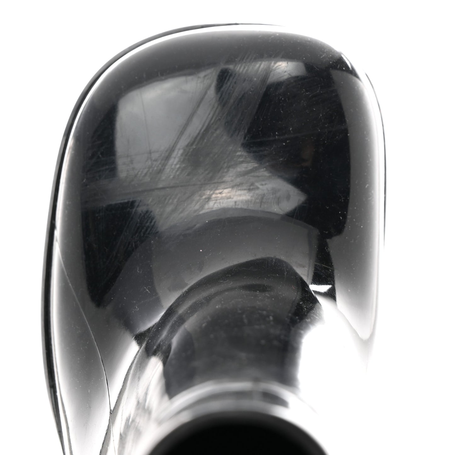 Rubber Shine Ankle Boots 39 Black