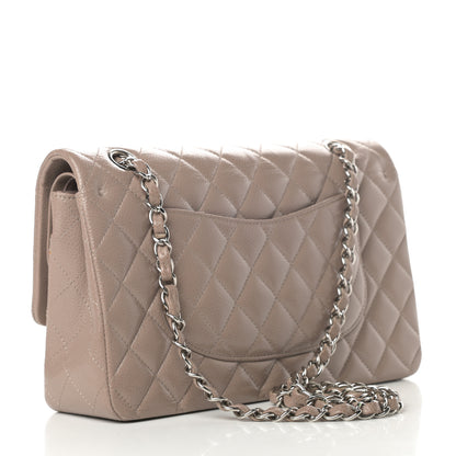 Chanel Caviar Quilted Medium Double Flap Taupe 3 of 12