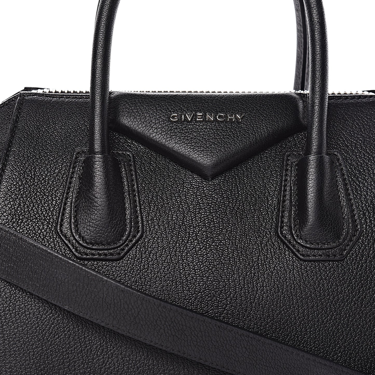 Sugar Goatskin Small Antigona Black