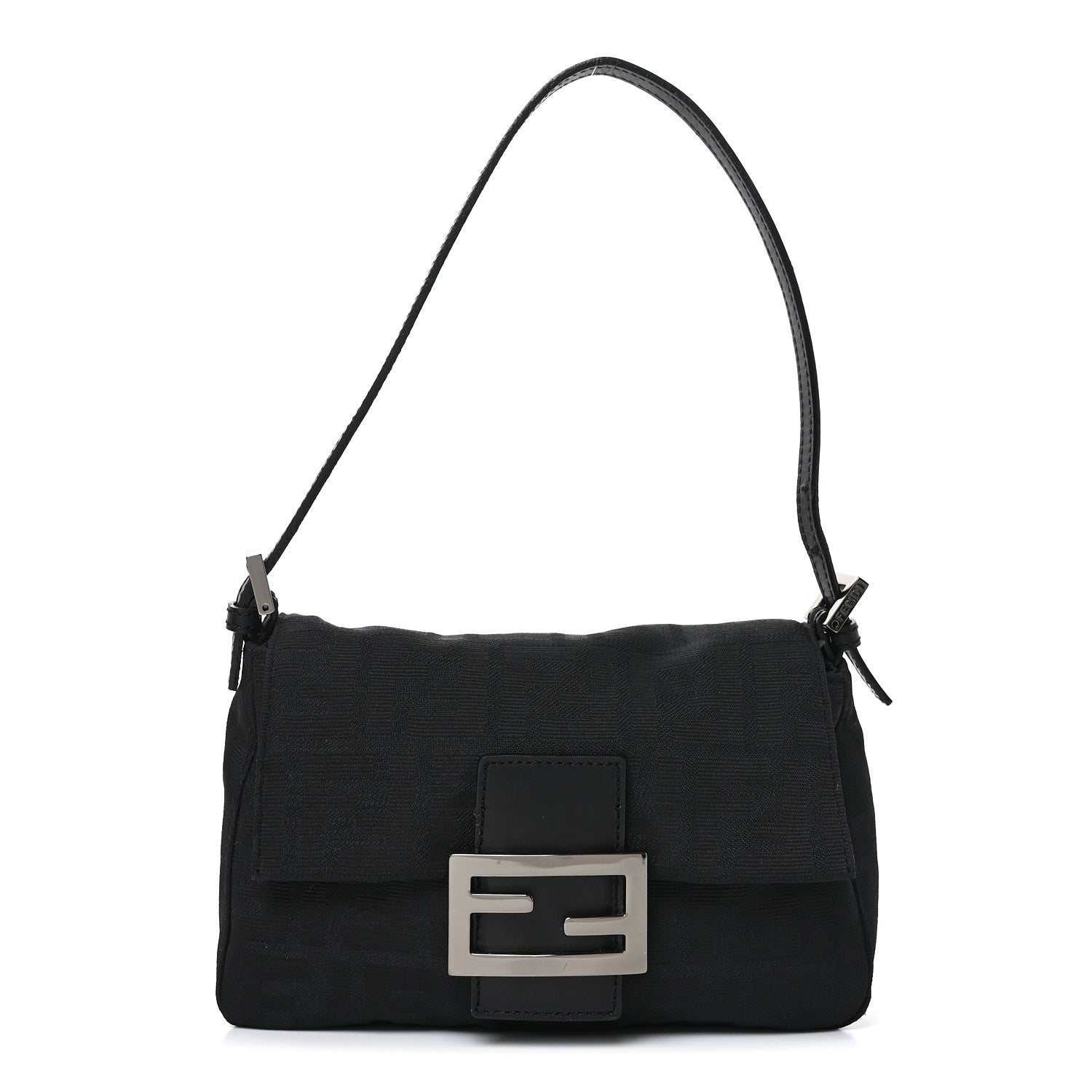 Fendi Zucchino Mini Mama Baguette Black 1 of 10