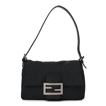 Fendi Zucchino Mini Mama Baguette Black 1 of 10