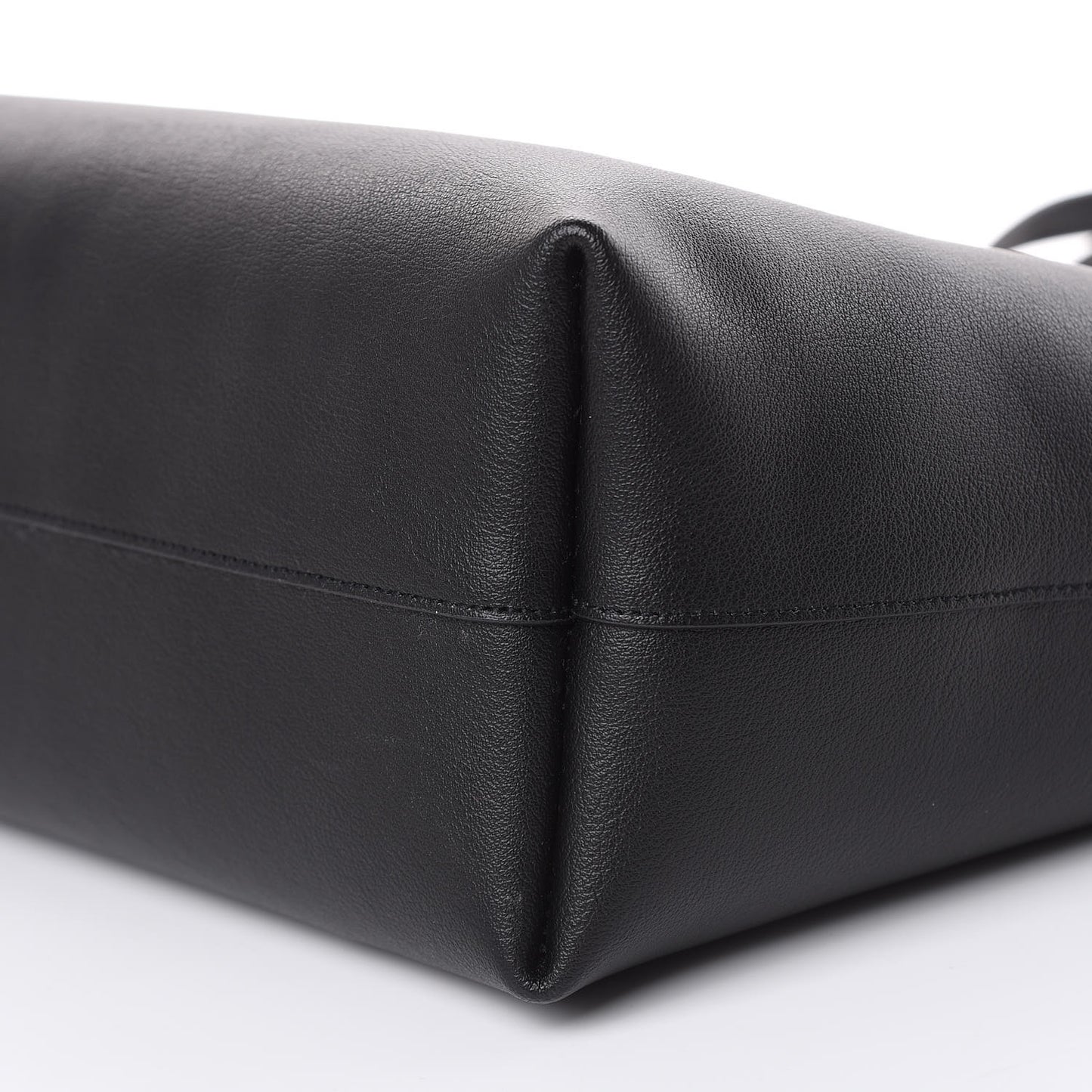 Calfskin Large Shopping Tote Black