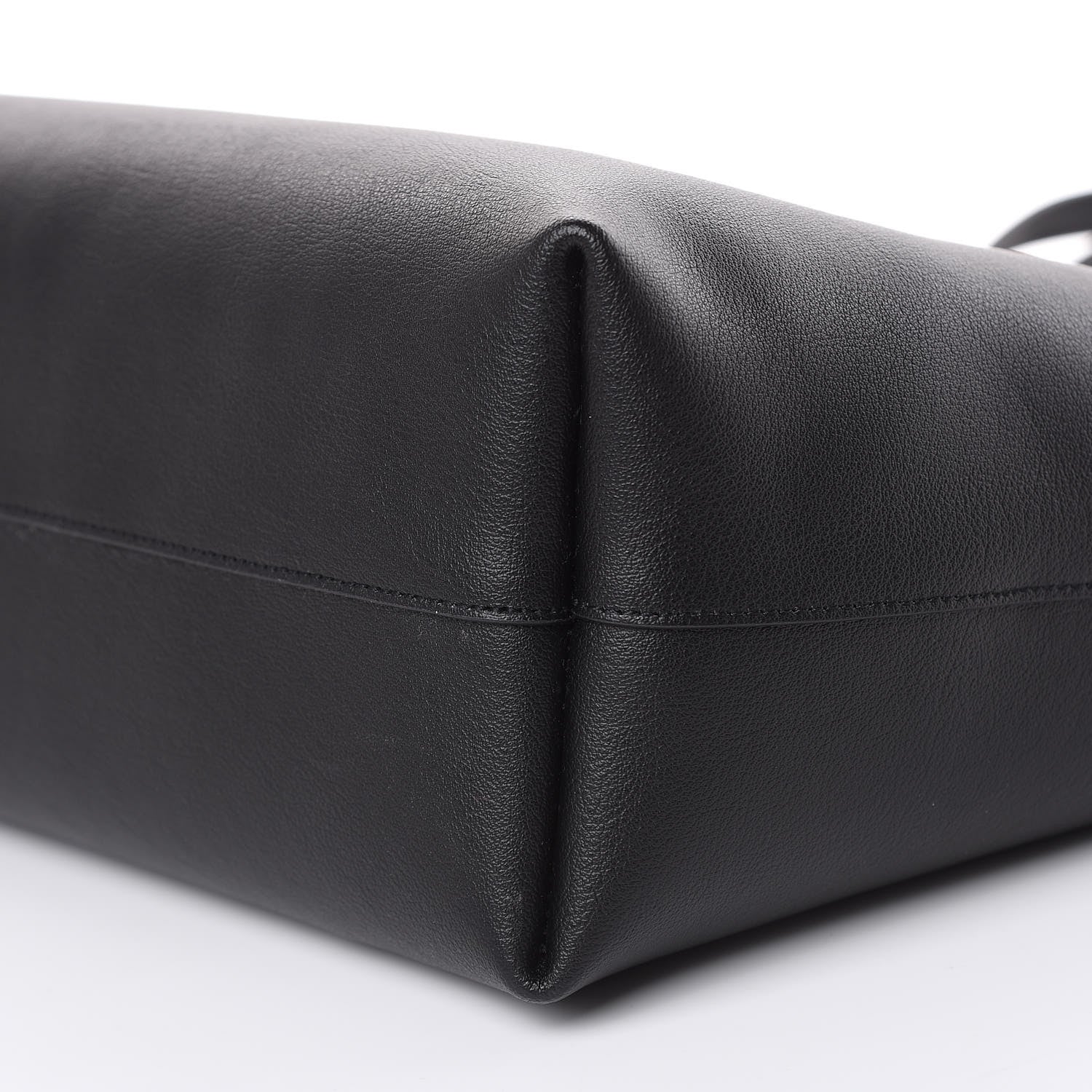 Saint Laurent Calfskin Large Shopping Tote Black 8 of 10