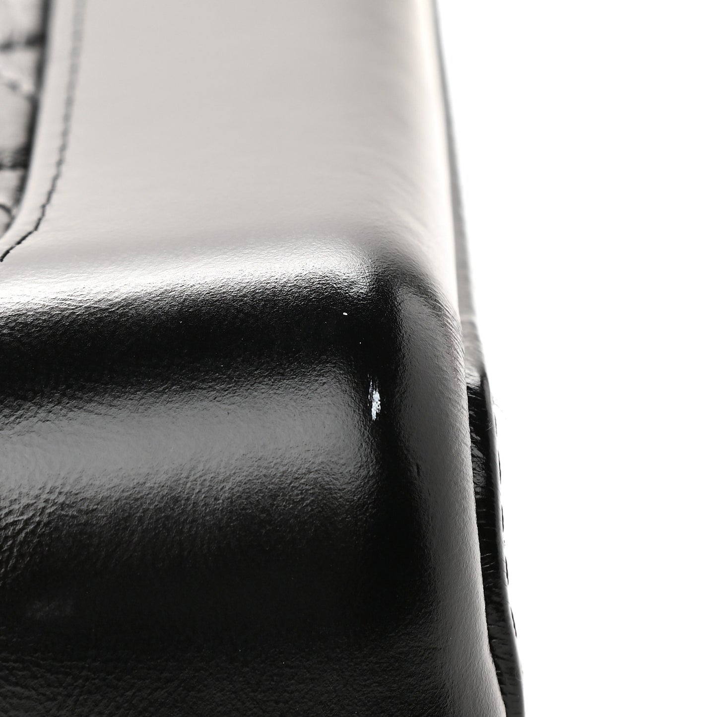 Aged Calfskin Quilted Small Gabrielle Hobo Black