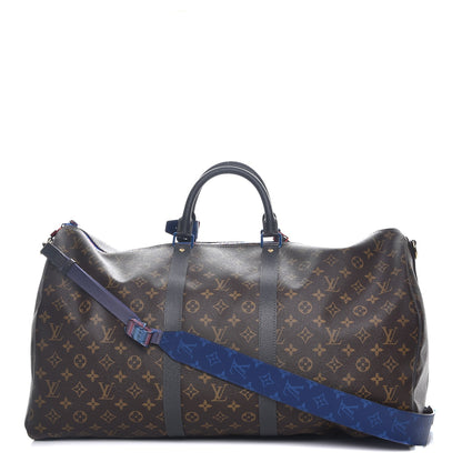 Louis Vuitton Monogram Taiga Outdoor Keepall Bandouliere 55 1 of 9