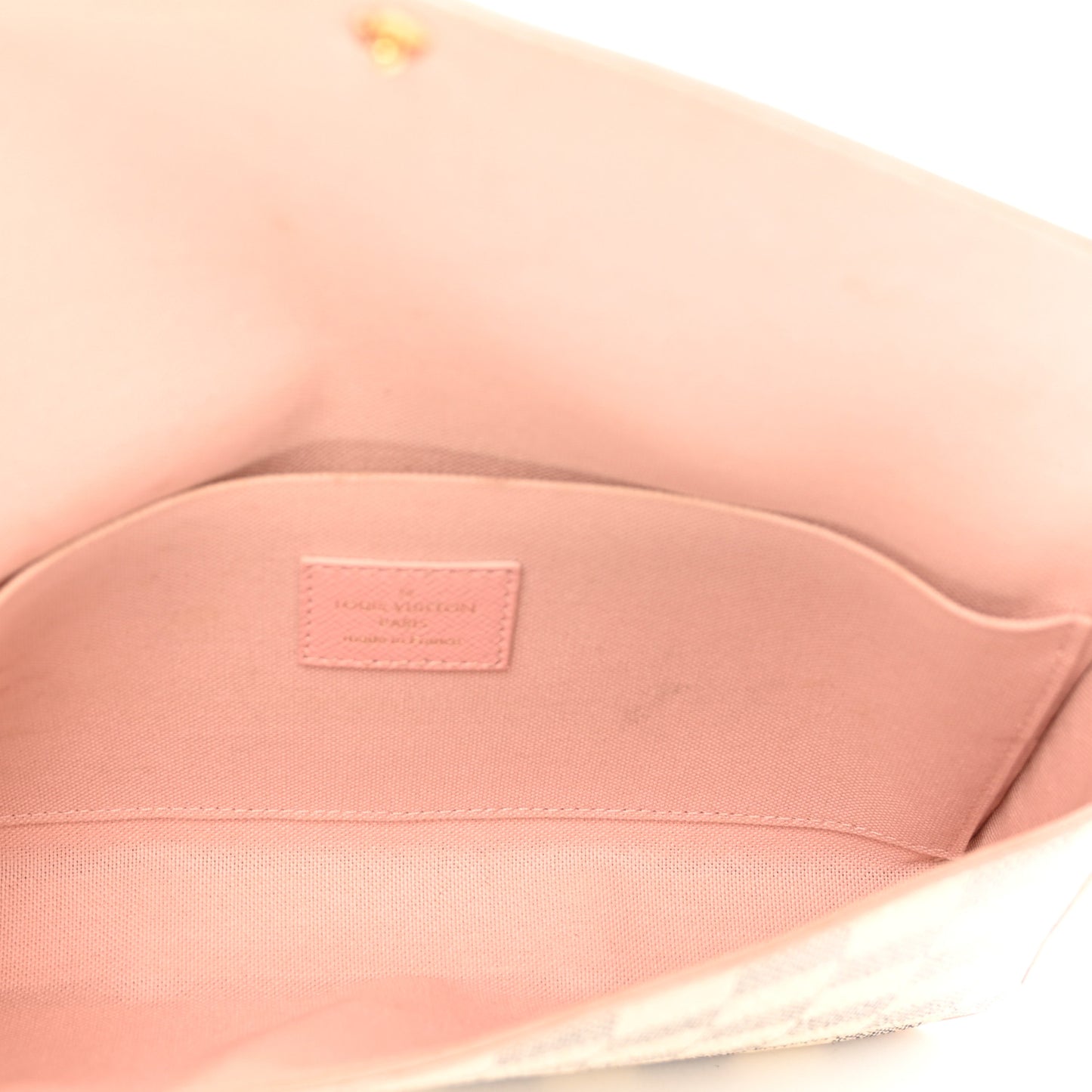 Damier Azur Calfskin Pochette Felicie Eau De Rose