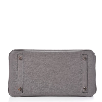Hermes Togo Birkin 30 Etain 5 of 33