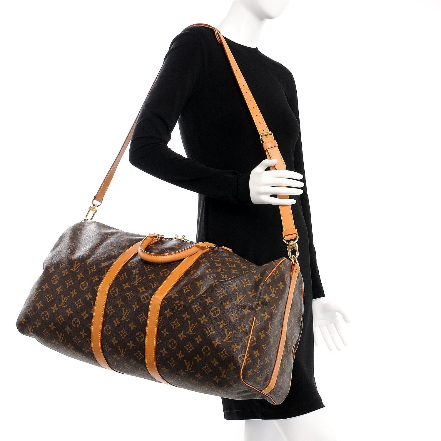Louis Vuitton Monogram Keepall Bandouliere 55 2 of 12