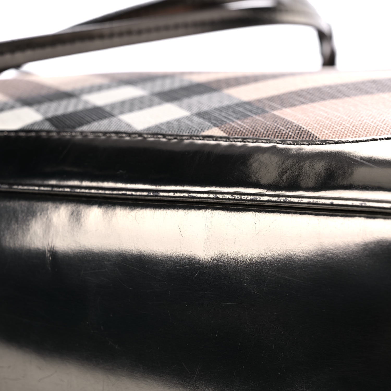 Burberry Supernova Check Drawstring Tote Black 16 of 18