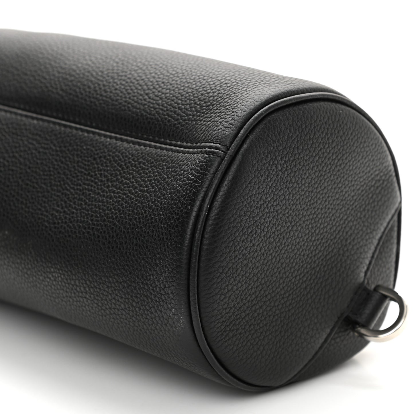 HOMME Grained Calfskin Mens Roller Messenger Black