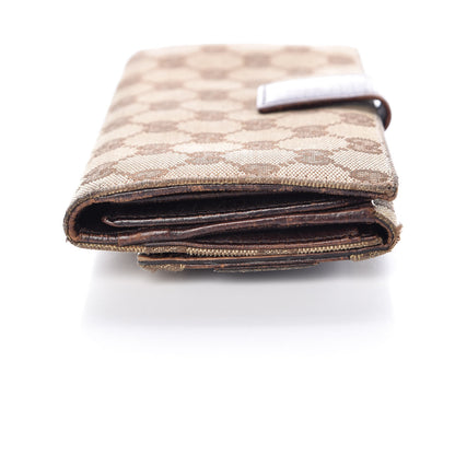 Gucci Monogram Hasler Continental Wallet Dark Brown 22 of 23