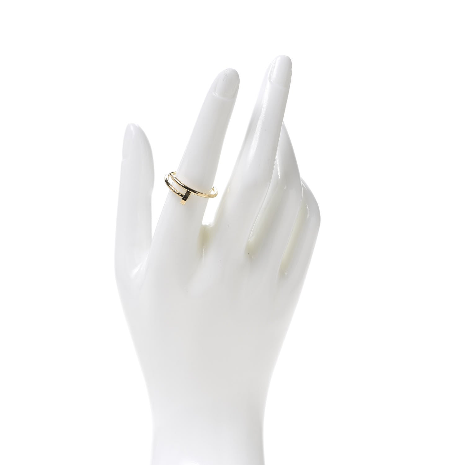 Cartier 18K Yellow Gold Small Juste Un Clou Ring 57 8 4 of 7
