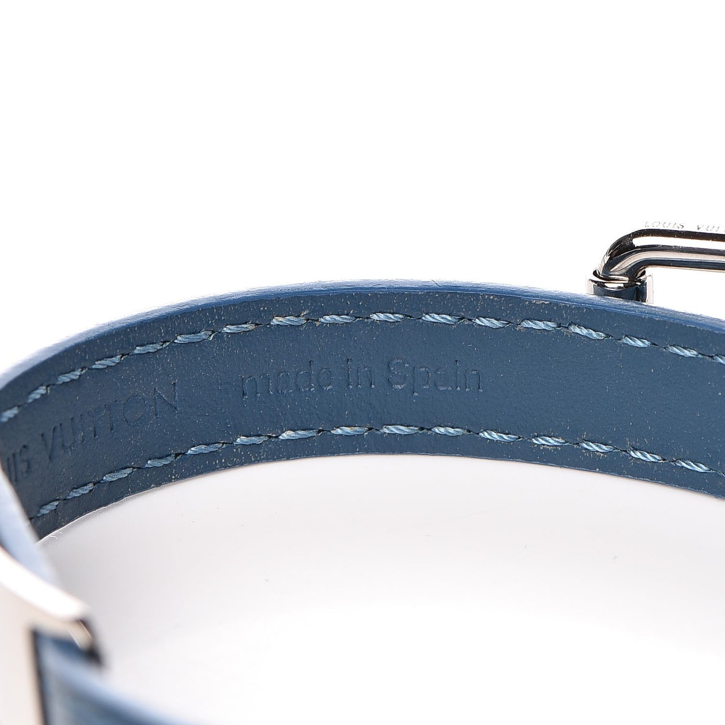 Epi Sign It Bracelet Cyan