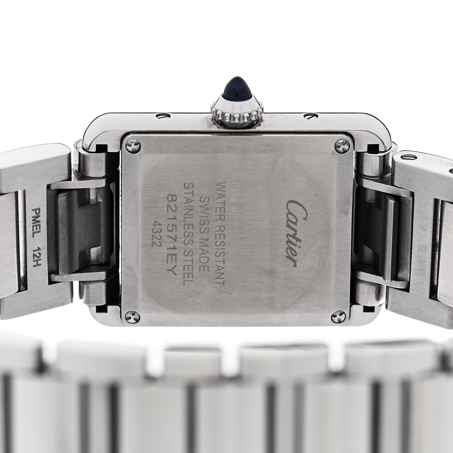 Stainless Steel 22mm Tank Must Quartz Watch