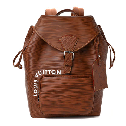 Louis Vuitton Epi Montsouris Backpack Cognac 1 of 8