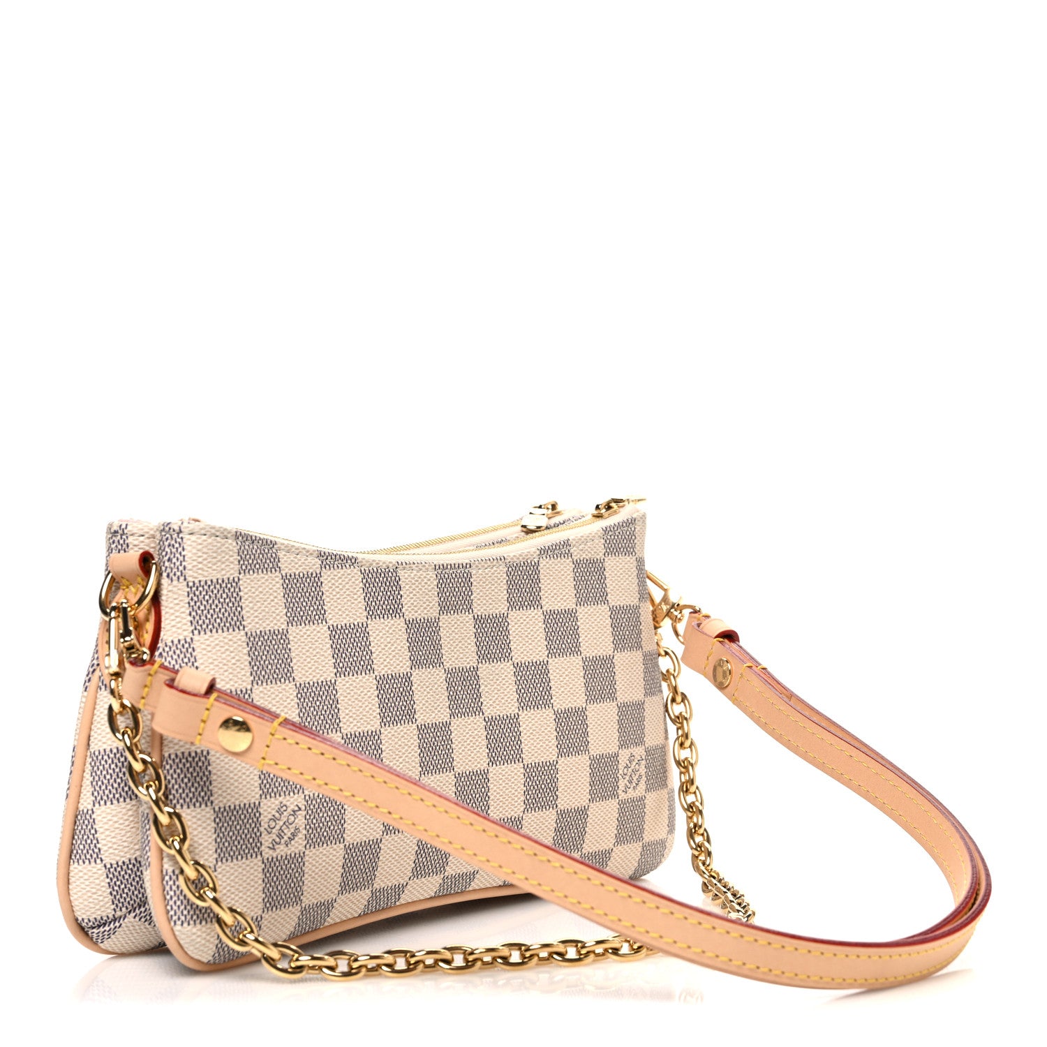 Louis Vuitton Damier Azur Liv Pochette 3 of 10