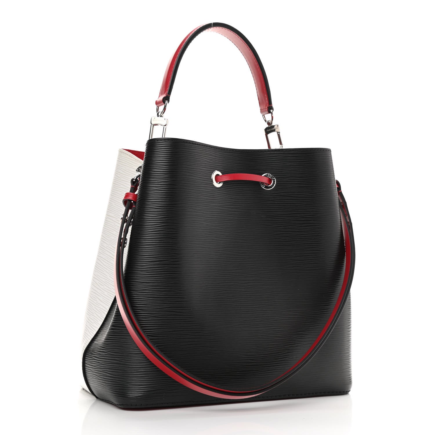 Louis Vuitton Epi Neonoe Black White 3 of 10