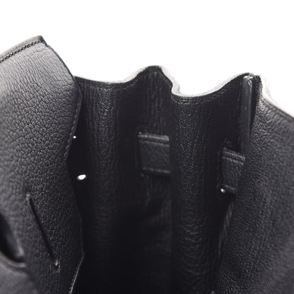 Hermes Taurillon Clemence Birkin 35 Black 13 of 37