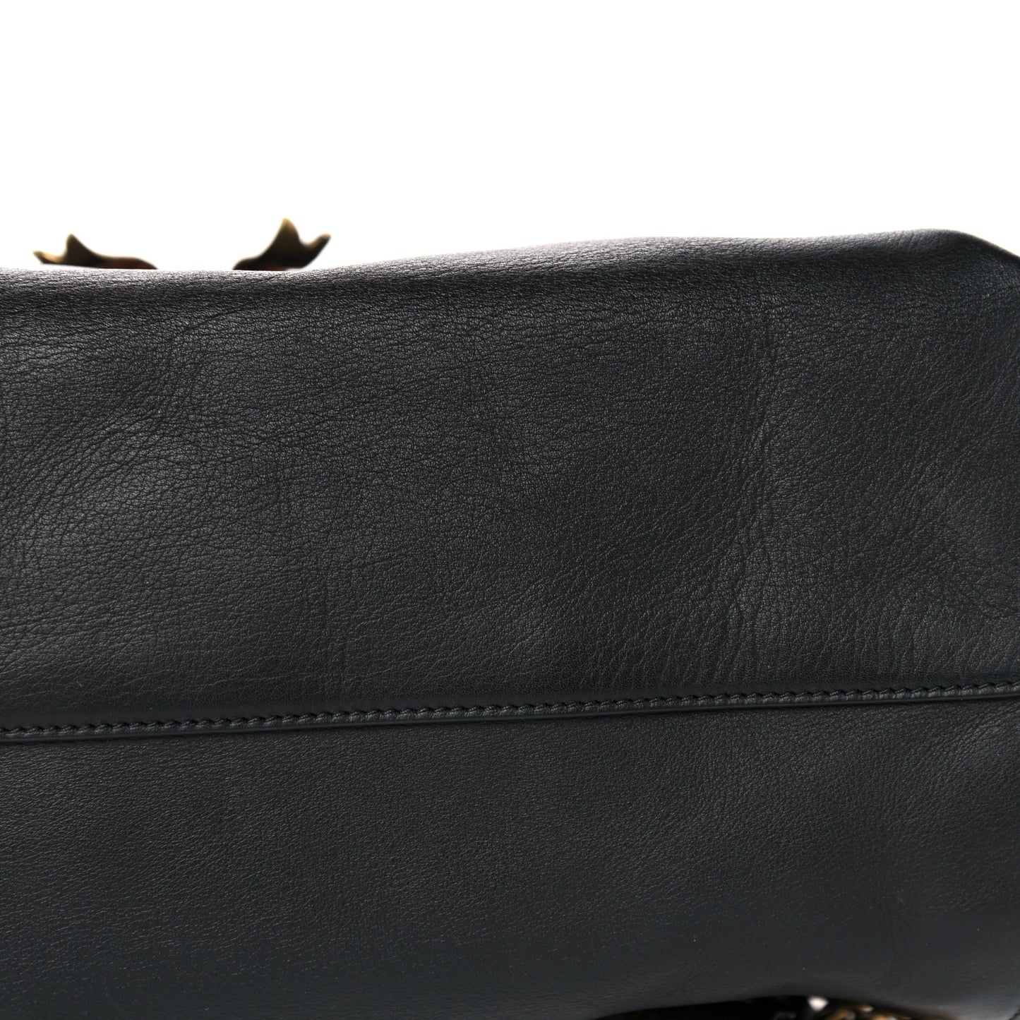Calfskin Medium Pearly Peony Backpack Black Pink