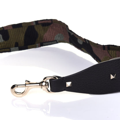 Valentino Garavani Canvas Camubutterfly Rockstud Guitar Strap Multicolor 4 of 8