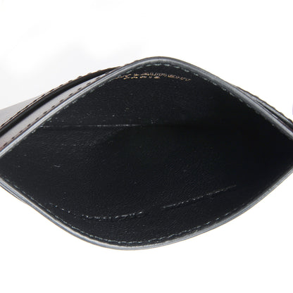 Saint Laurent Calfskin Classic Y Card Case Black 6 of 8