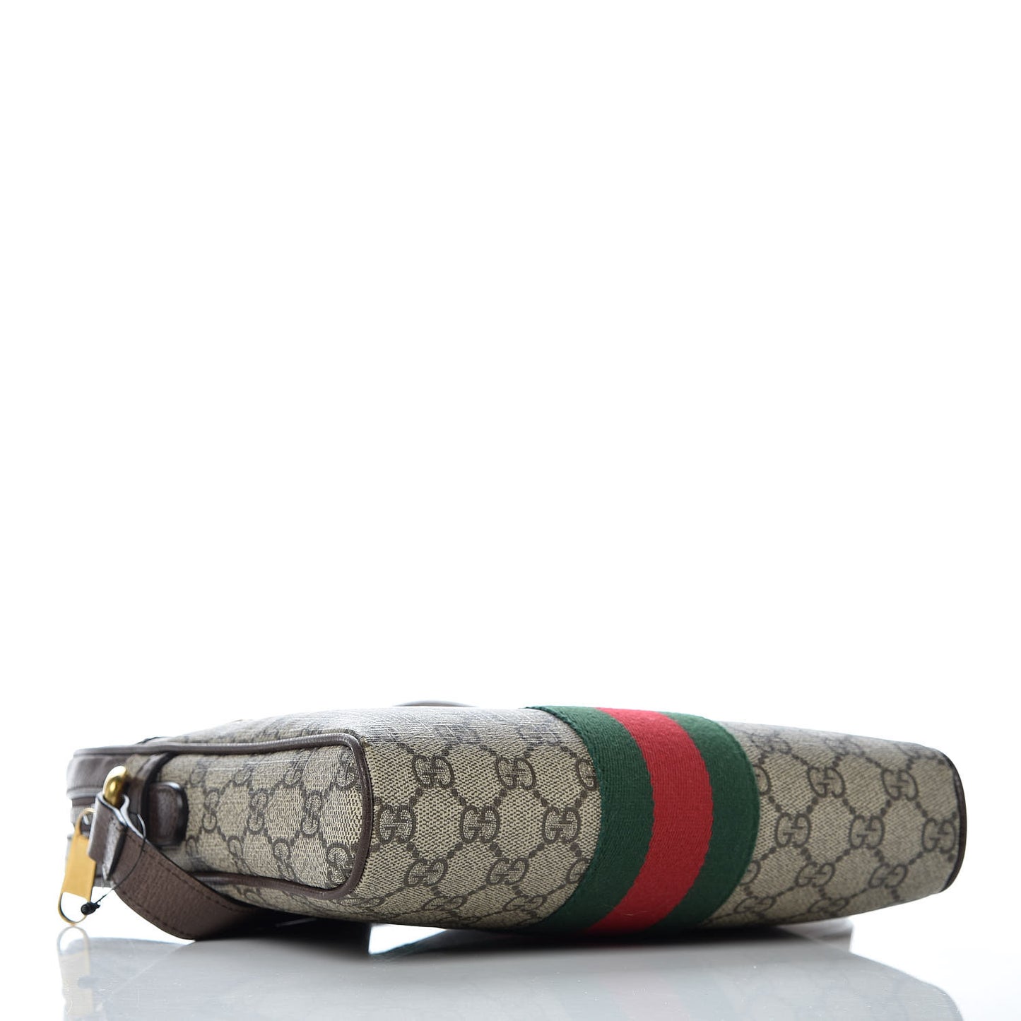 GG Supreme Monogram Web Small Ophidia Messenger Bag Brown