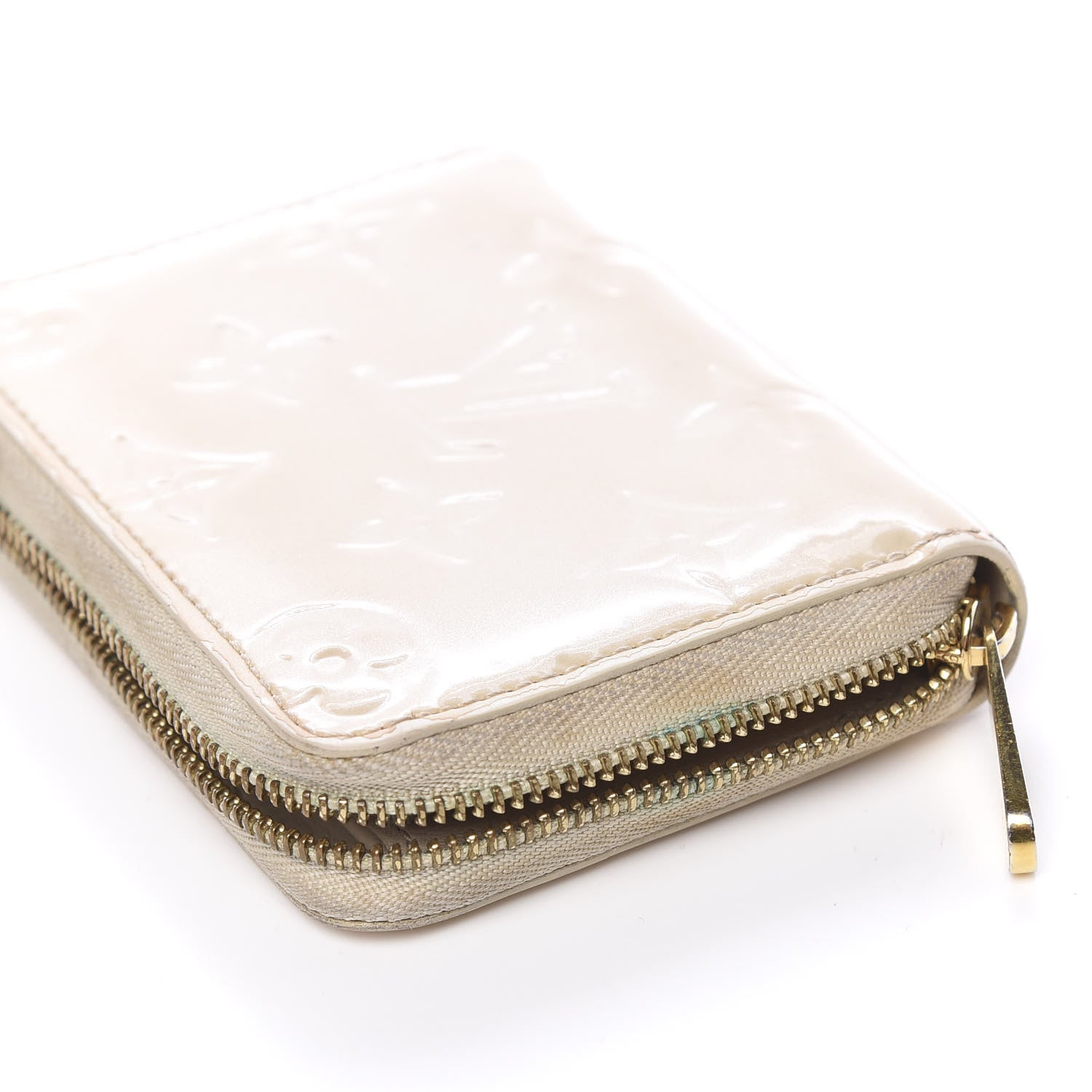 Louis Vuitton Vernis Zippy Coin Purse Blanc Corail 8 of 9
