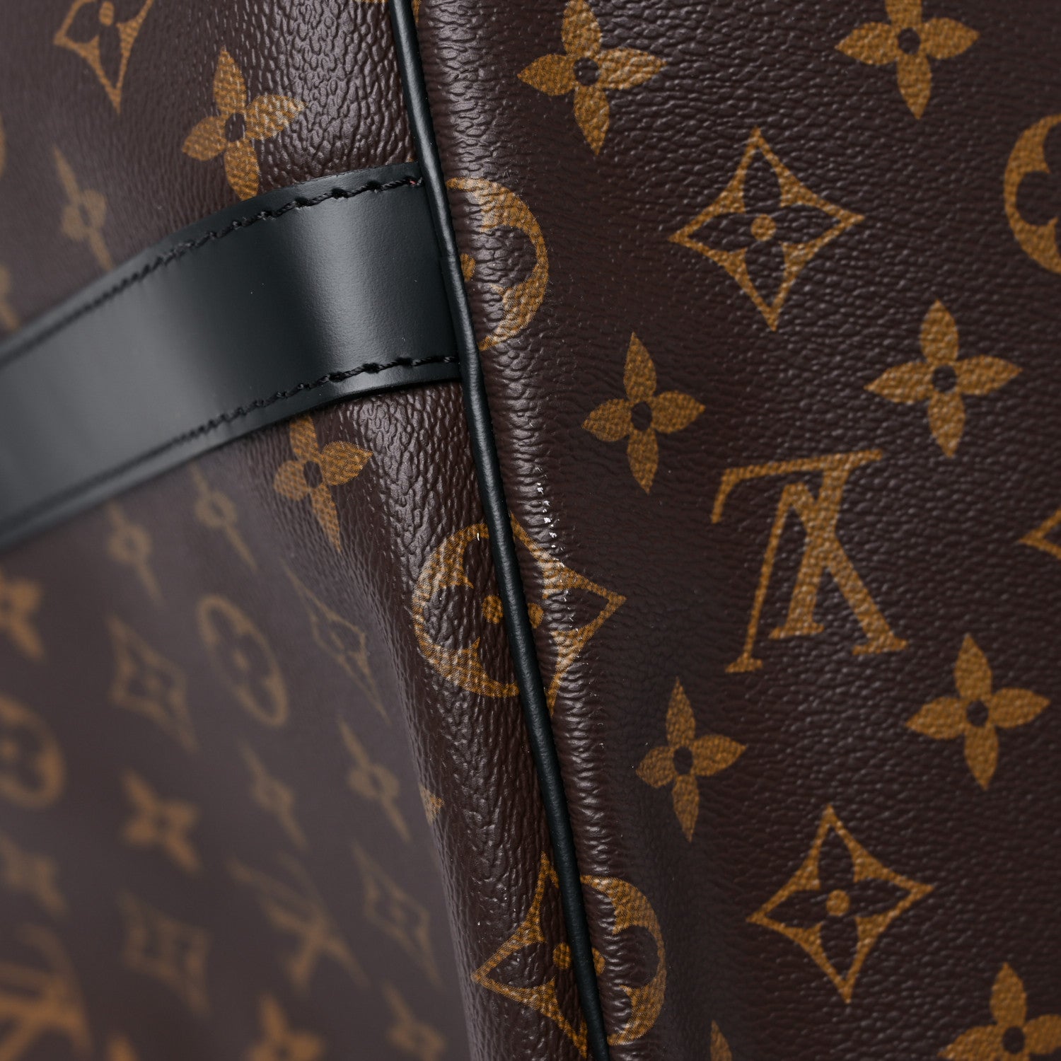 Louis Vuitton Monogram Macassar Keepall Bandouliere 55 15 of 15