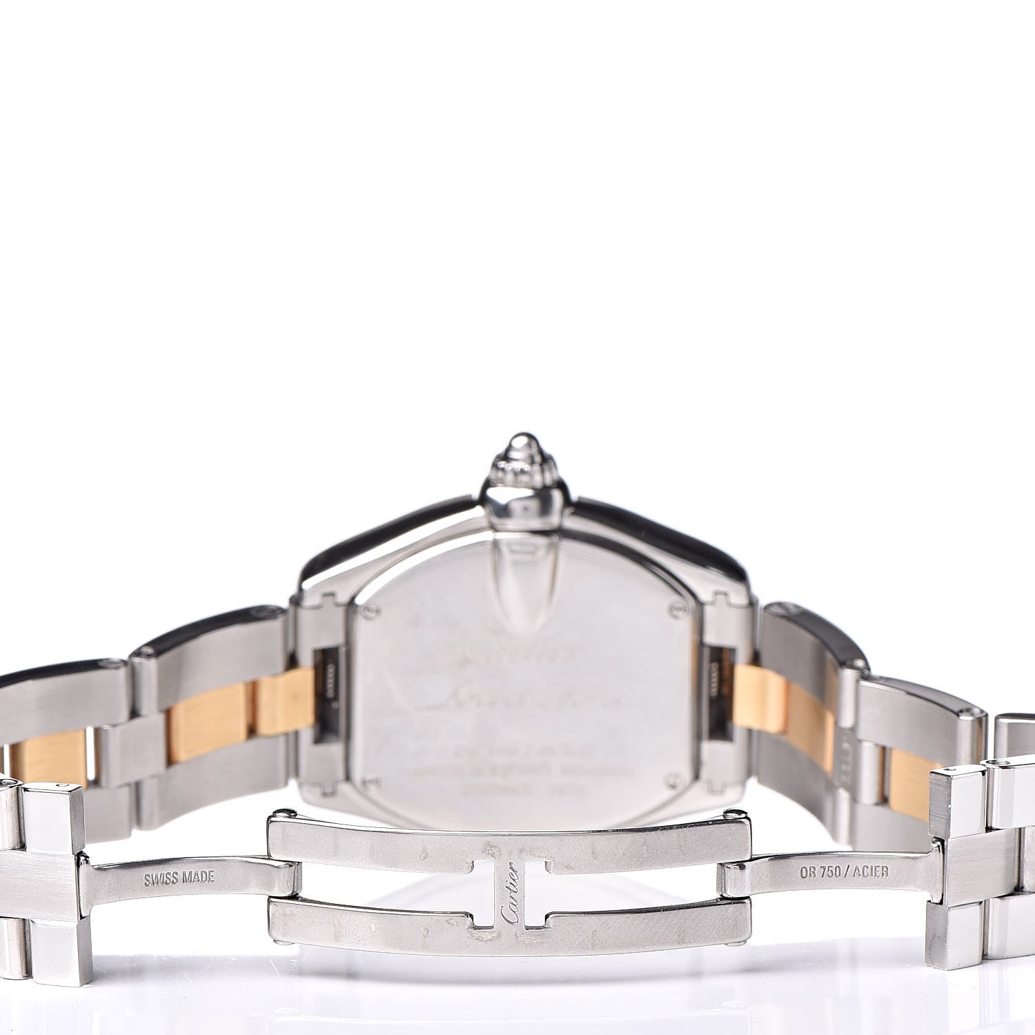 Cartier Stainless Steel 18K Yellow Gold 31mm Roadster Quartz Watch 5 of 6