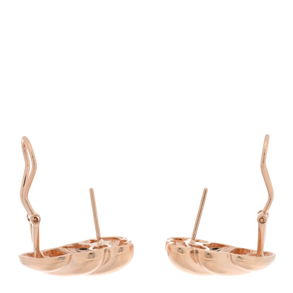 Anita Ko 18K Rose Gold Croissant Earrings 3 of 5