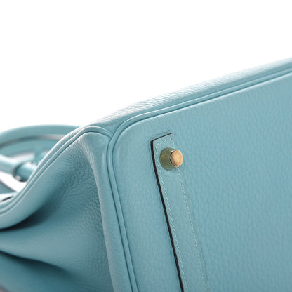 Hermes Togo Birkin 30 Bleu Atoll 34 of 35