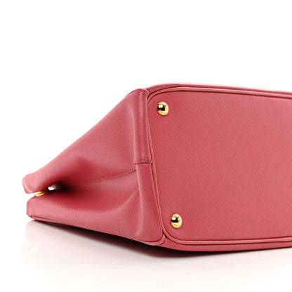 Prada Saffiano Lux Medium Tote Peonia 8 of 12
