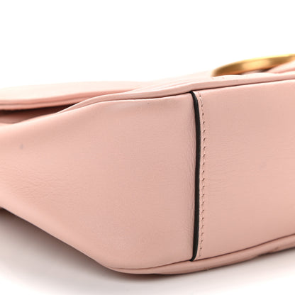Gucci Calfskin Matelasse Small GG Marmont Shoulder Bag Perfect Pink 9 of 10