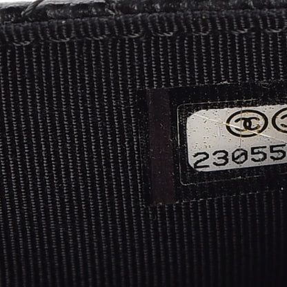 Chanel Caviar Quilted Flap Card Holder Black 8 of 9