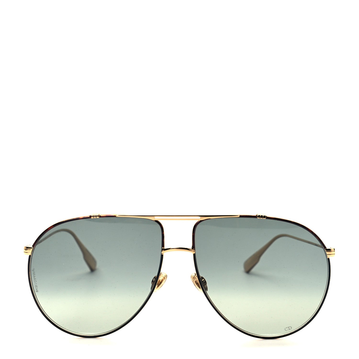 Christian Dior Aviator Sunglasses Gold 2 of 7