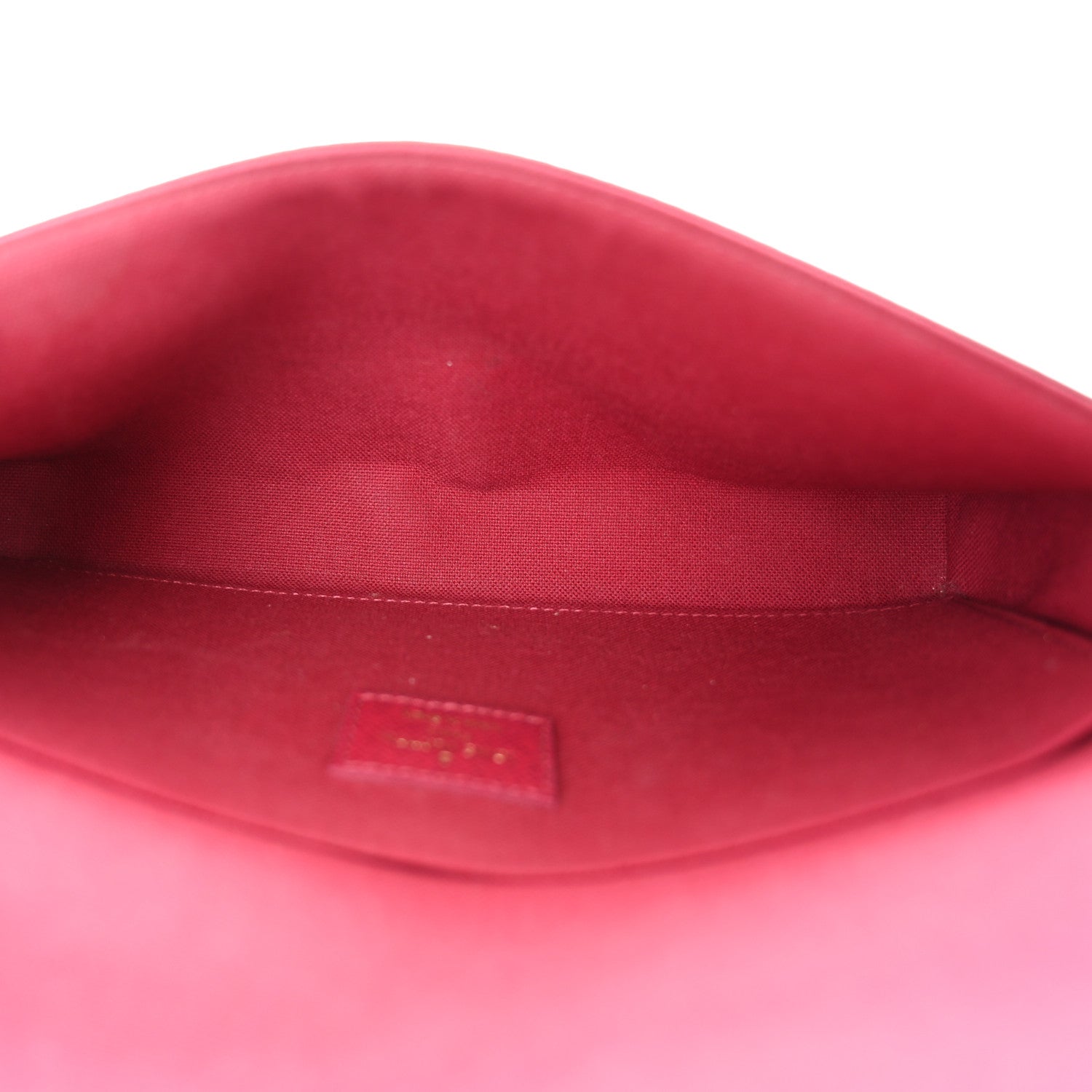 Louis Vuitton Monogram Pochette Felicie Chain Wallet Fuchsia 6 of 12