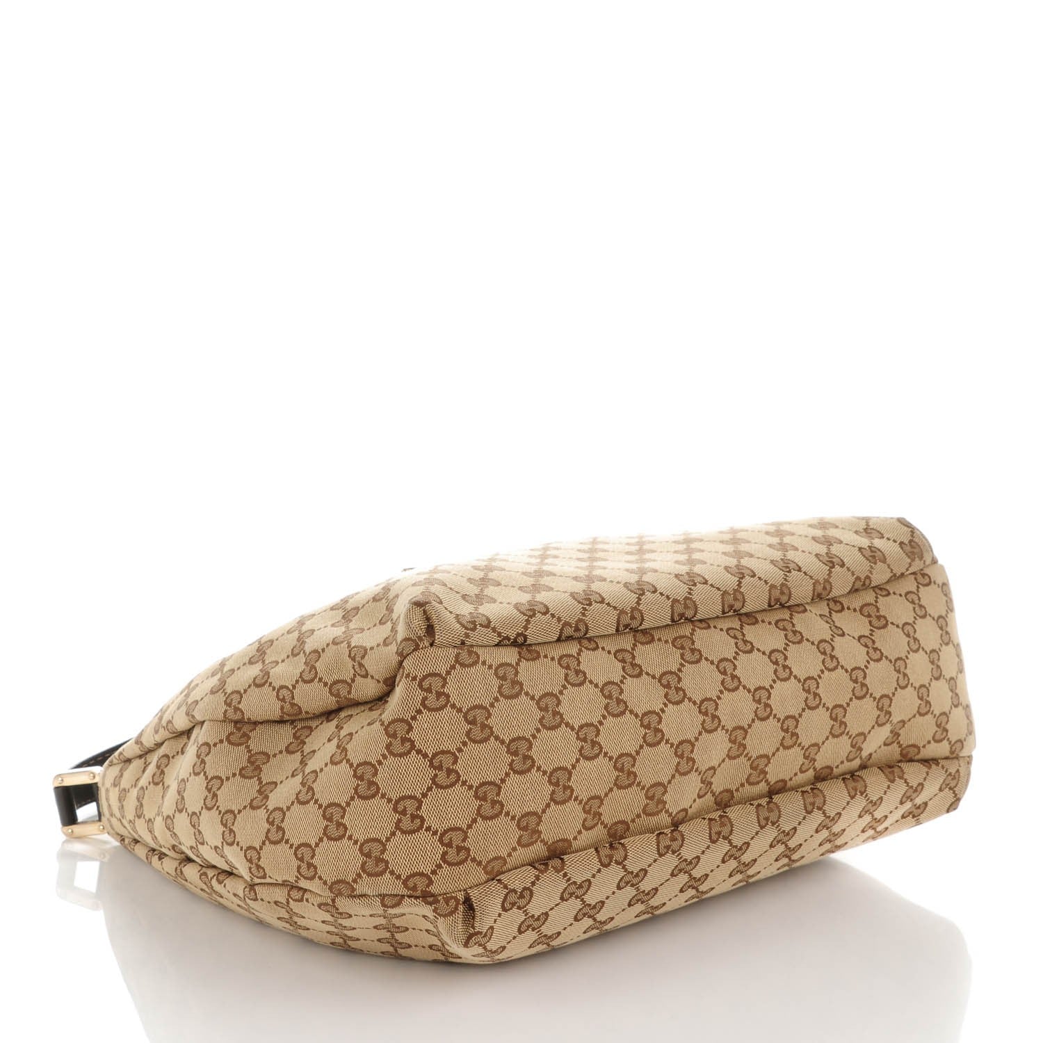 Gucci Monogram Large New Ladies Web Hobo Dark Brown 4 of 7