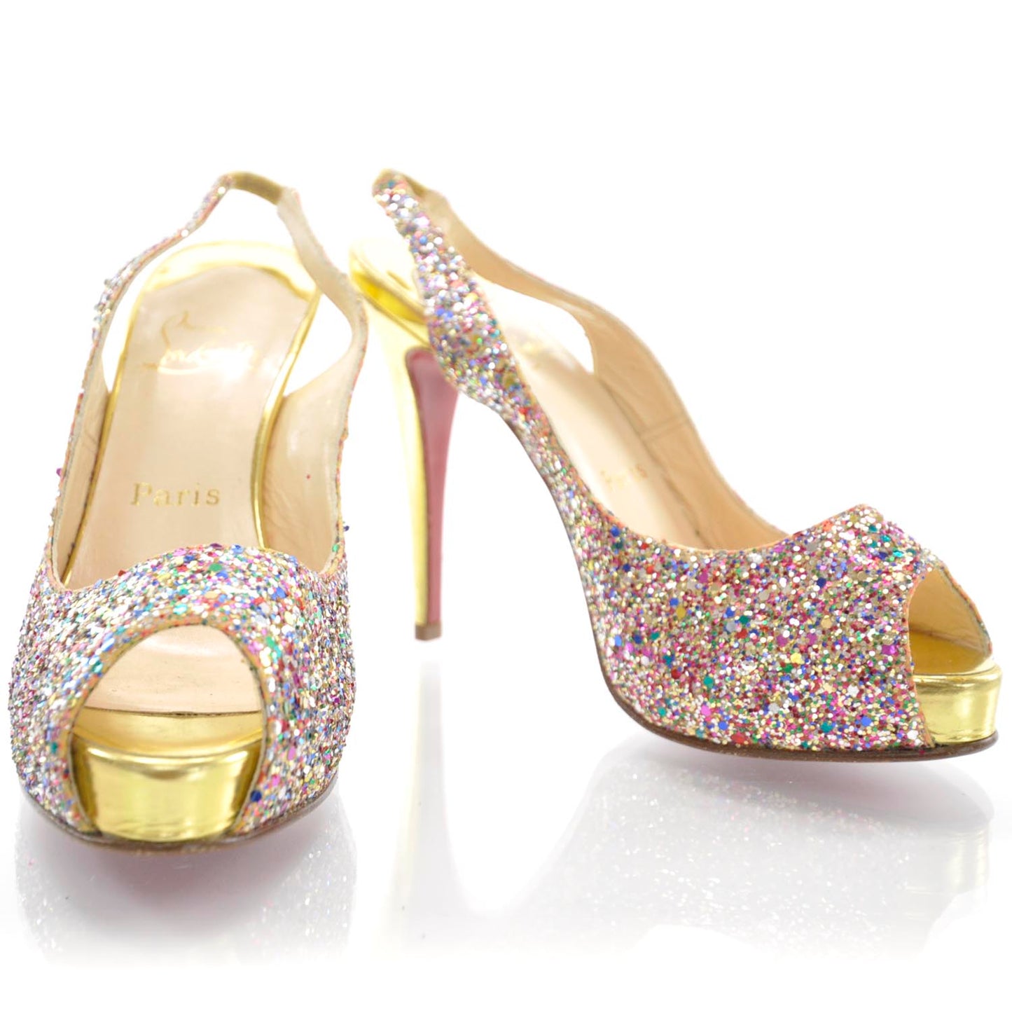 Glitter No Prive 120 Pumps 37.5 Multicolor