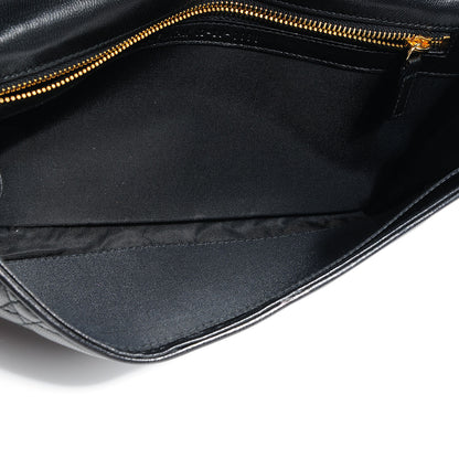 Christian Dior Lambskin Cannage Clutch Black 7 of 8