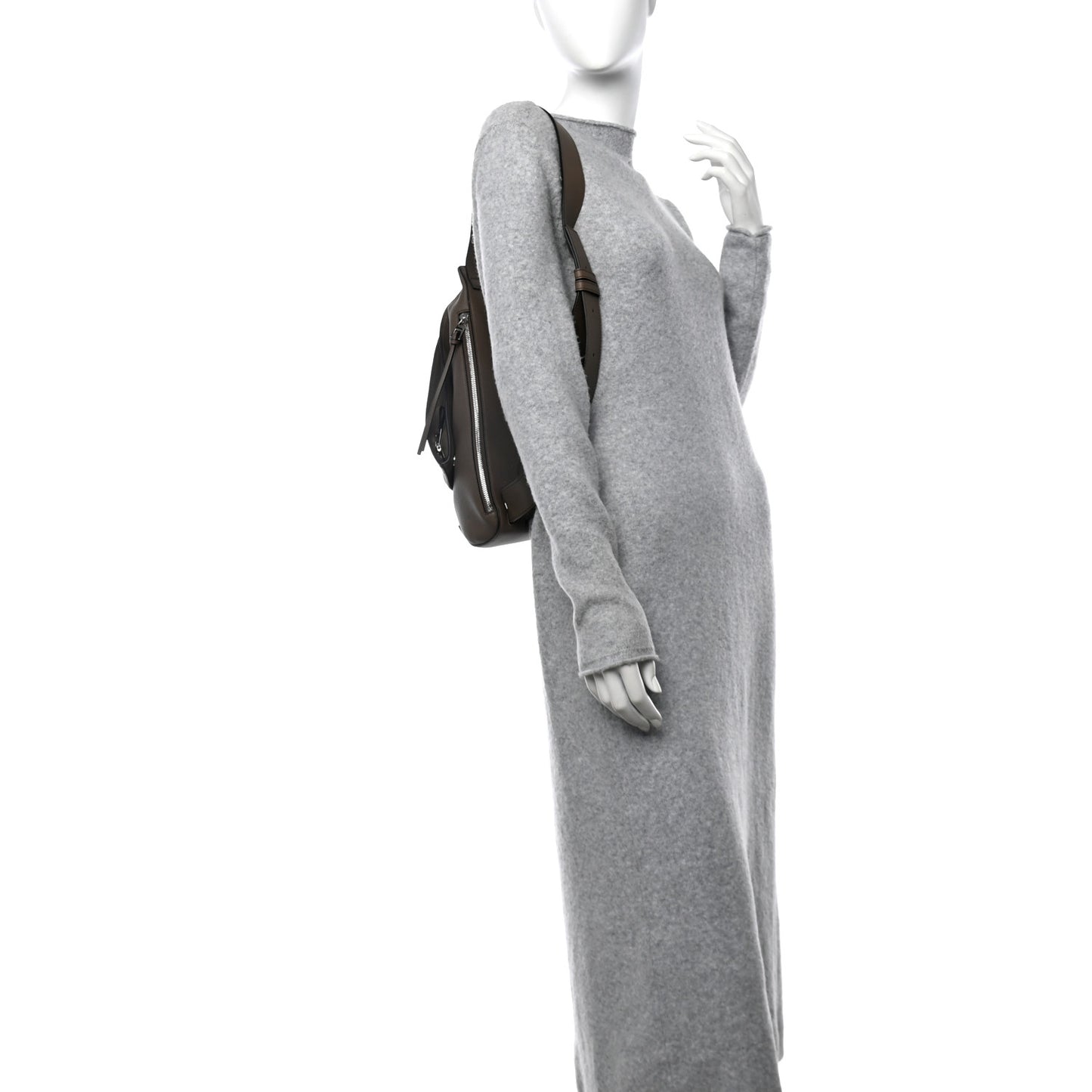 Soft Grained Calfskin Anton Sling Taupe