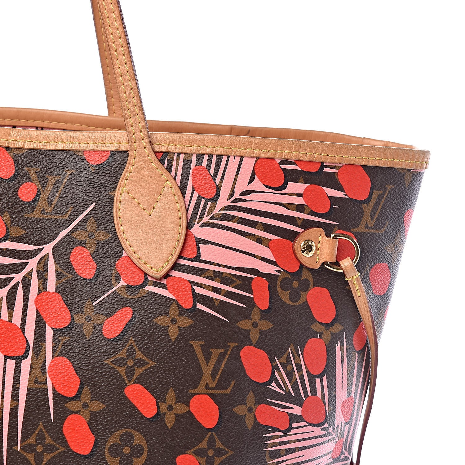 Louis Vuitton Monogram Jungle Dots Neo Neverfull MM Sugar Pink Poppy 13 of 13
