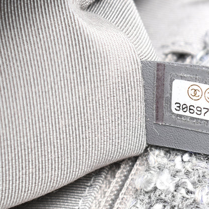 Chanel Tweed Quilted Medium Chanel 19 Flap Grey 7 of 9